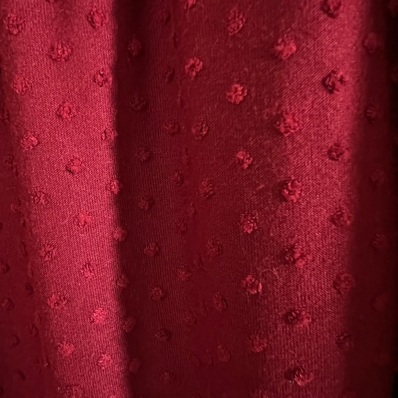 Daniel Rainn Women’s Blouse with Tassels- size medium- dark red/burgundy - Picture 6 of 8